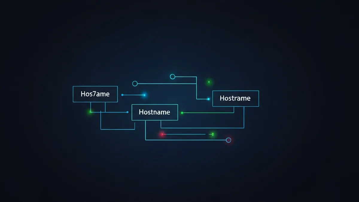 Diagram: One hostname pointing at another hostname, which then resolves onward — illustrating what is a cname record
