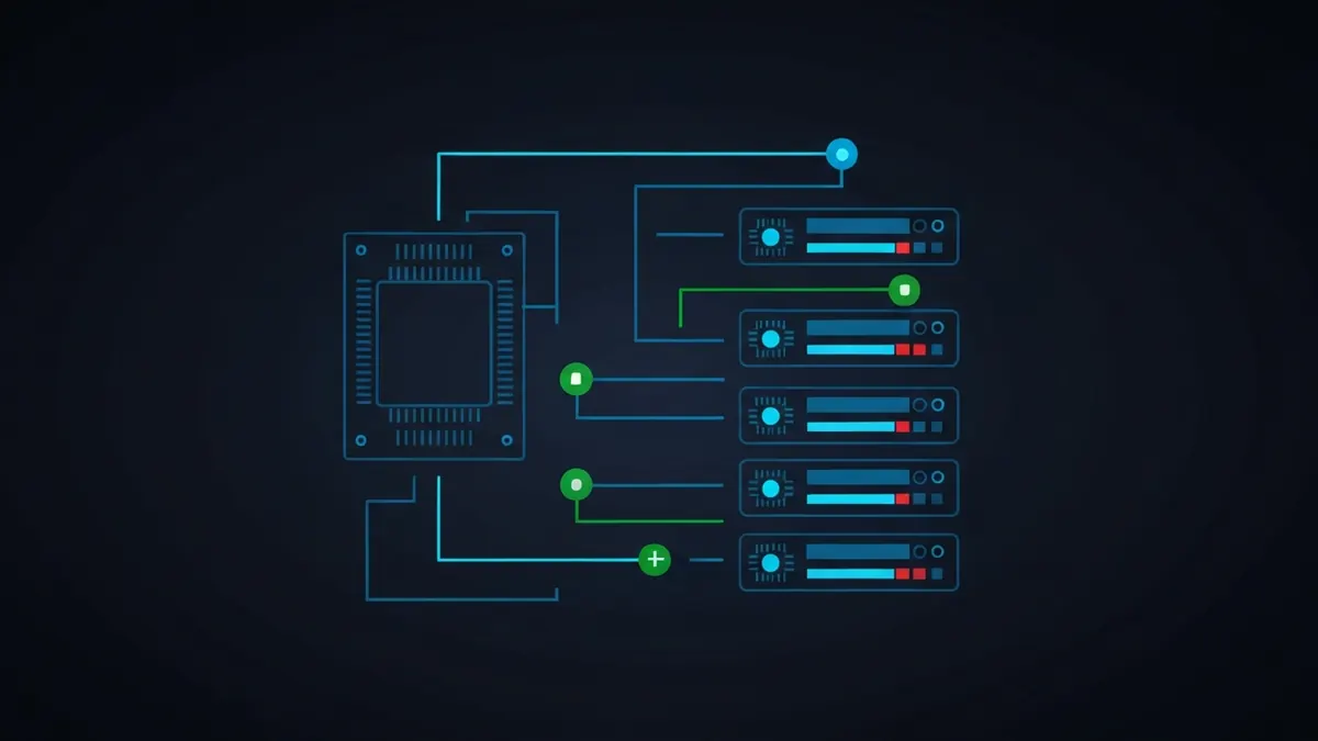 Diagram: A server with volatile-only storage that retains nothing after power is removed — illustrating what is a no logs vpn