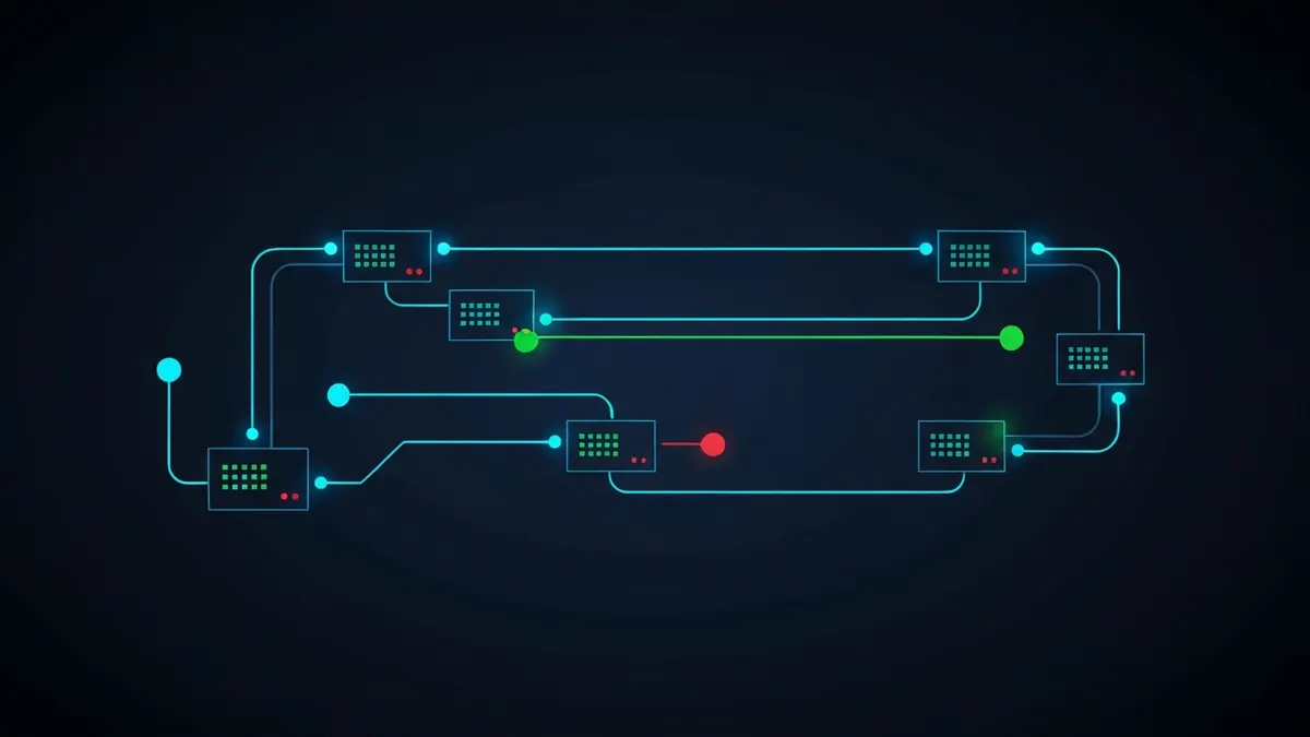 Diagram: A chain of sequential router hops between source and destination, each hop timing its own response — illustrating what is traceroute