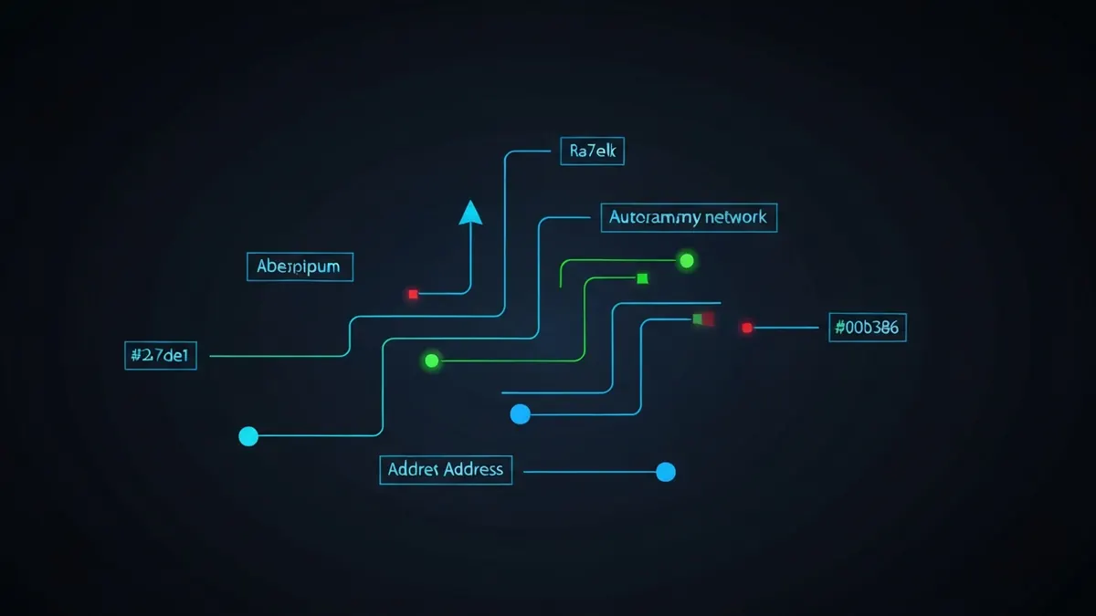 Diagram: An address traced upward to the autonomous network that announces its routing prefix — illustrating asn lookup