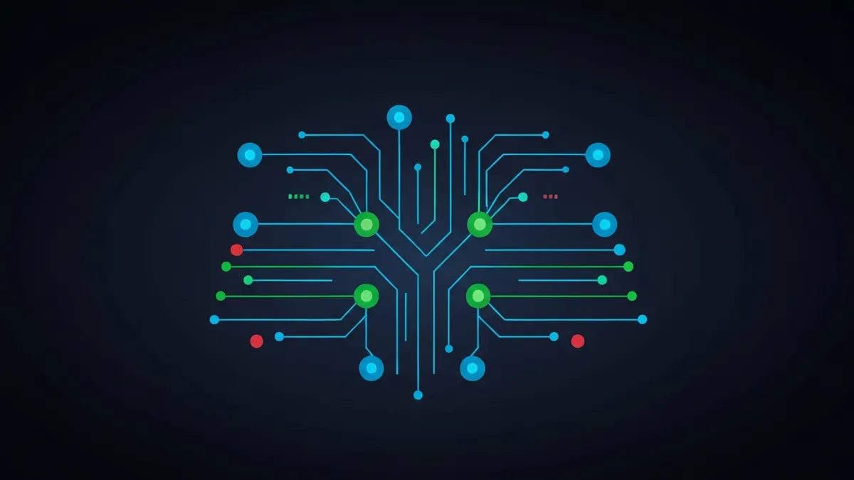Diagram: Traffic diverging at a fork, some flows entering the encrypted tunnel and some going direct — illustrating vpn split tunneling